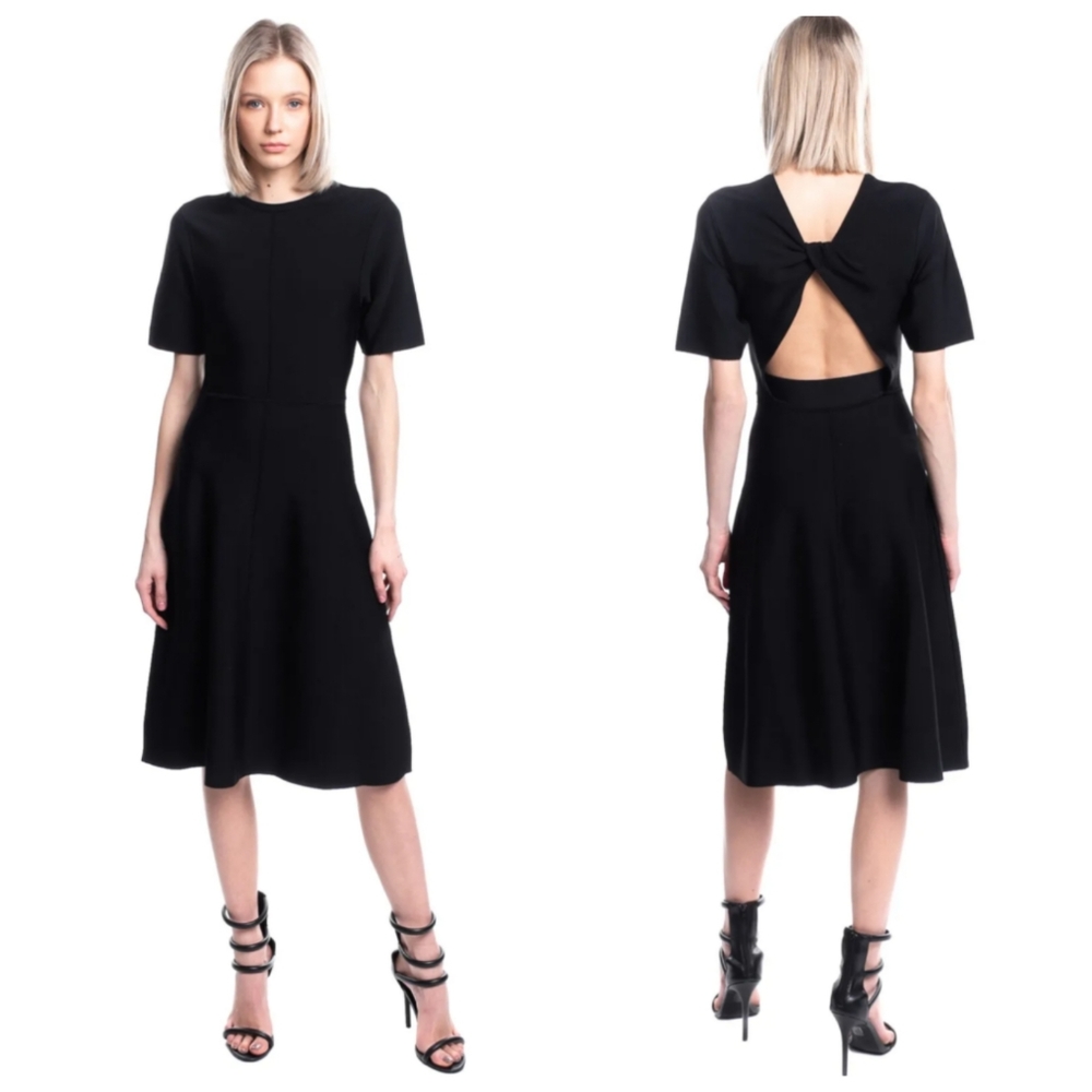 HP🌟8 by YOOX cutout hourglass knit dress, XL/US10-12, NWT